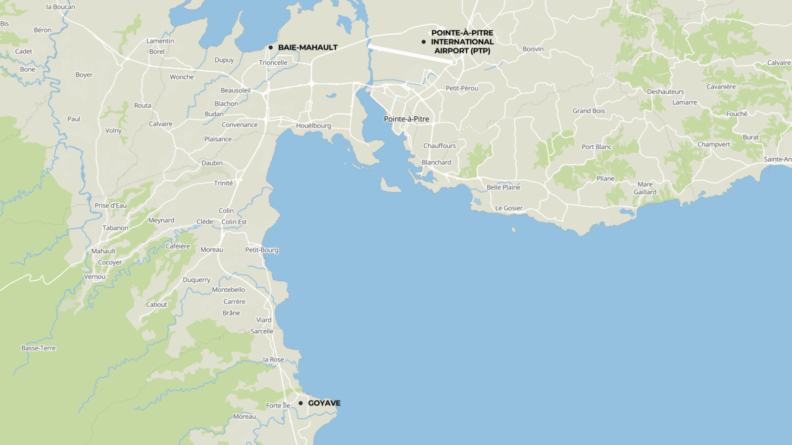 Guadeloupe,Séjour « Séjour en Guadeloupe »,vols directs, logement, location de voiture,Goyave,Baie-Mahault,Les Abymes,PARIS / POINTE A PITRE / BAIE MAHAULT,BAIE MAHAULT,BAIE MAHAULT / POINTE A PITRE / PARIS,POINTE A PITRE / PARIS