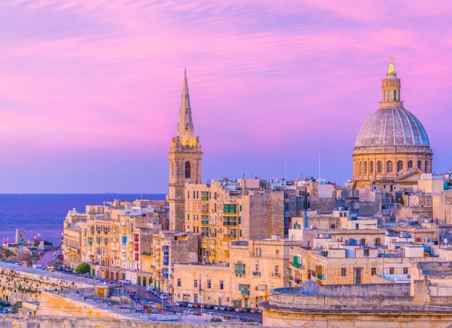 Week-end en groupe à la Valette
Week-end 4 jours / 3 nuits – La Valette – Sliema
Destination: Malte